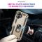 iPhone 17 Skal Shockproof Hybrid Ring Guld