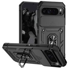  Google Pixel 9 Pro XL Skal CamShield Armor Ring Svart
