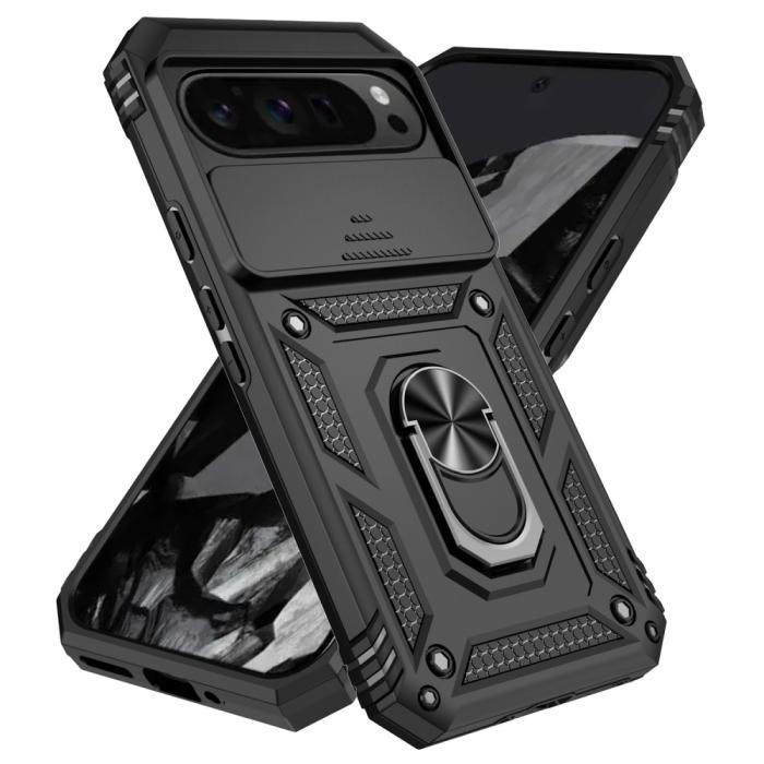 Bild 3,  Google Pixel 9 Pro XL Skal CamShield Armor Ring Svart