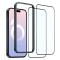NORTHJO NORTHJO iPhone 16 Plus Skärmskydd Heltäckande 2-PACK inkl. Ram