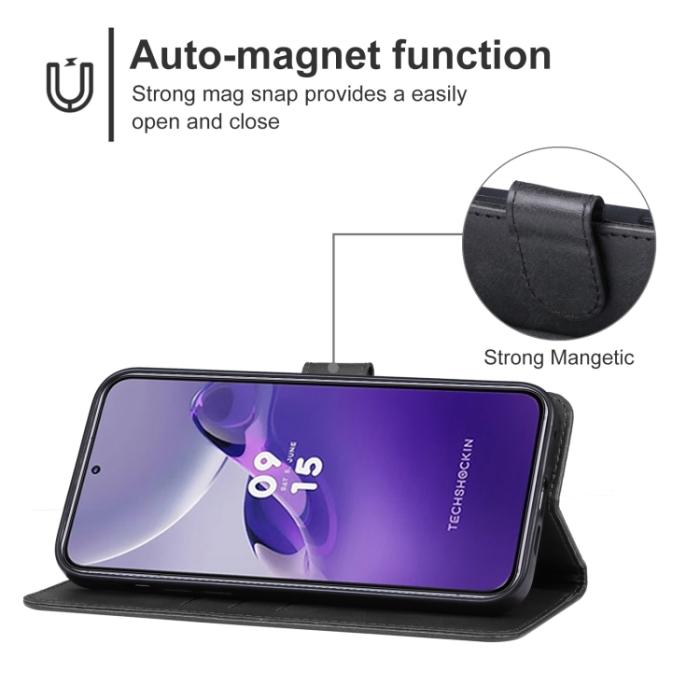 Bild 4,  Samsung Galaxy A24 5G Fodral Läder Svart