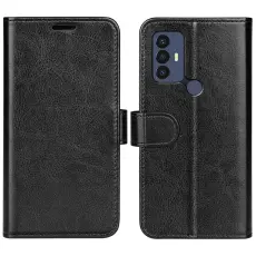  TCL 305 (2022) Fodral Crazy Horse L&auml;der Svart