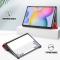  Samsung Galaxy Tab S7 / Tab S8 - Tri-Fold Fodral - Röd