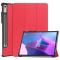  Lenovo Tab P11 Pro Gen 2 Fodral Tri-Fold Läder Röd