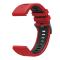  Garmin Fenix 26 mm Armband Quick Release Silikon Röd