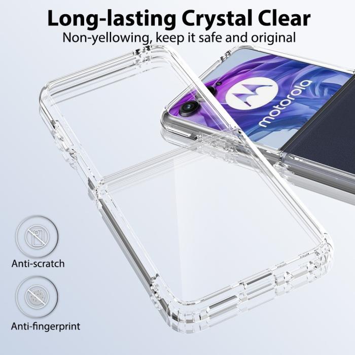 Bild 3,  Motorola Razr 50 Ultra 5G Mobilskal TPU/Akryl Transparent