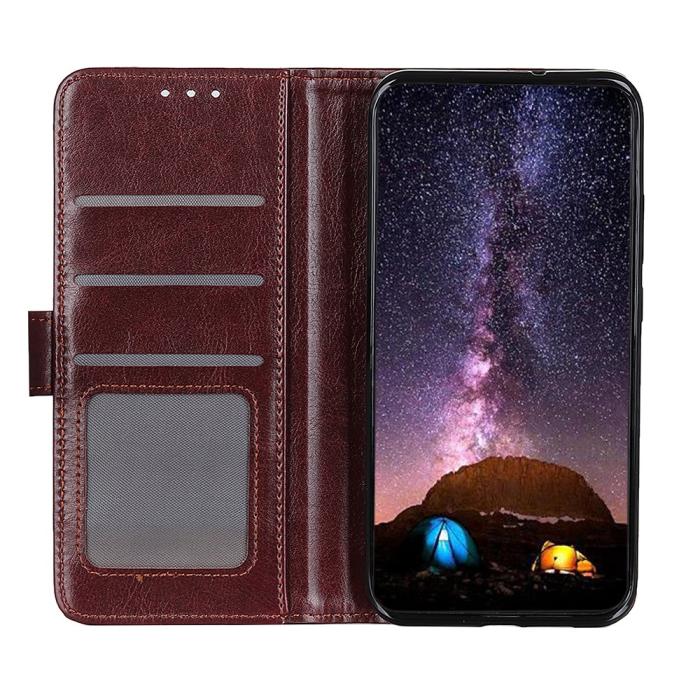 Bild 2,  Xiaomi 17T Fodral Crazy Horse Läder Brun