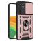  Samsung Galaxy A34 5G Skal CamShield Ring Hybrid Roséguld
