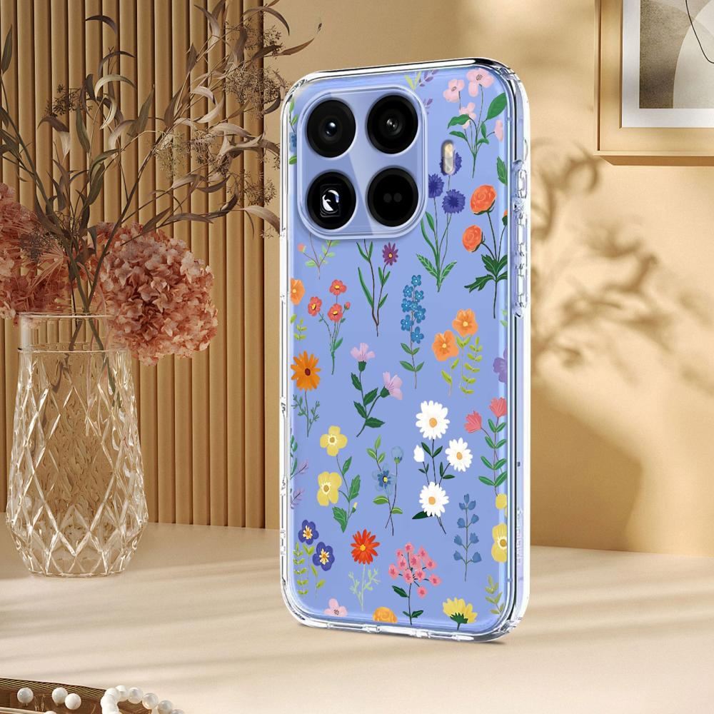  Xiaomi 15T Pro Skal Med Tryck Blommor