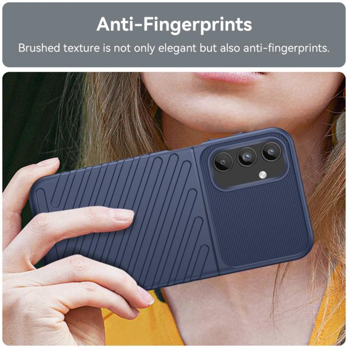 Bild 4,  Samsung Galaxy A15 5G Skal Twill Textur Blå