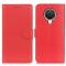  Nokia G10 / G20 Fodral Litchi Läder Röd