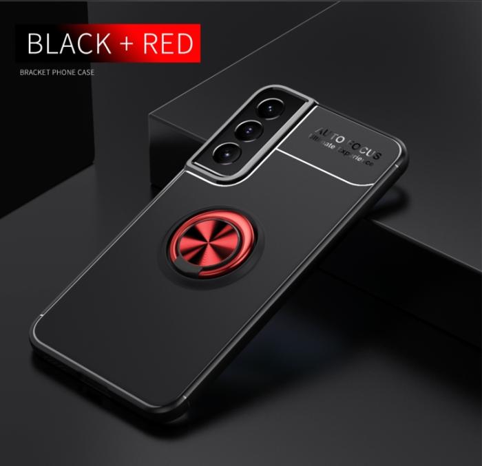 Bild 2,  Samsung Galaxy S22 Skal Ring Svart/Röd