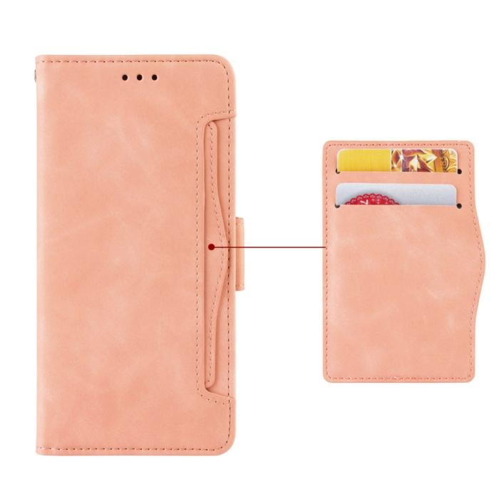 Bild 4,  Xiaomi Redmi 12 5G/4G Fodral Med Avtagbart Kortfodral Rosa