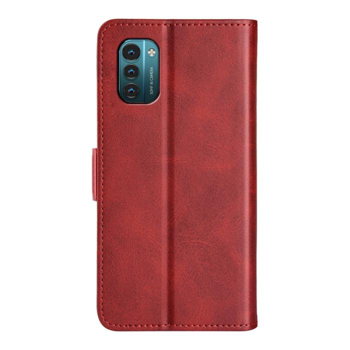 Bild 3,  Nokia G11 / G21 Fodral Magnetisk Stängning Röd