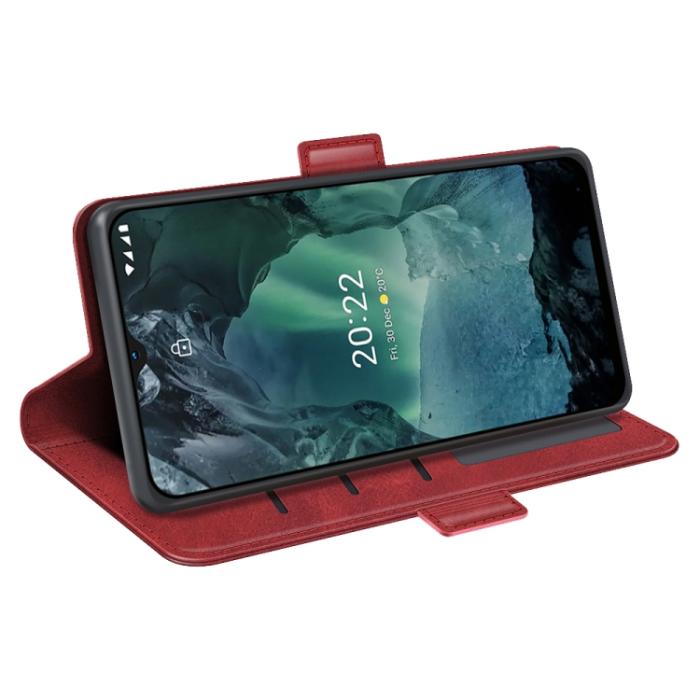 Bild 6,  Nokia G11 / G21 Fodral Magnetisk Stängning Röd