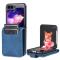 AZNS AZNS Galaxy Z Flip 6 / 7 FE Fodral Läder Blå