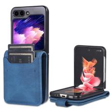 AZNS AZNS Galaxy Z Flip 6 / 7 FE Fodral L&auml;der Bl&aring;