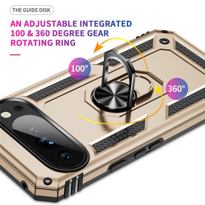 Bild 5,  Google Pixel 11 Pro XL Skal Hybrid Kickstand Guld