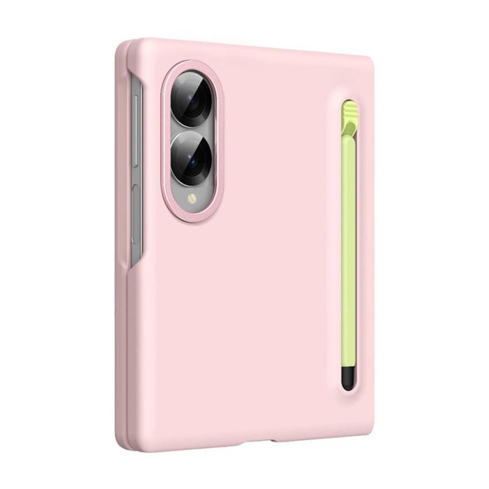 Bild 2,  Samsung Galaxy Z Fold 8 Skal Inkl. Skärmskydd & Penna Rosa