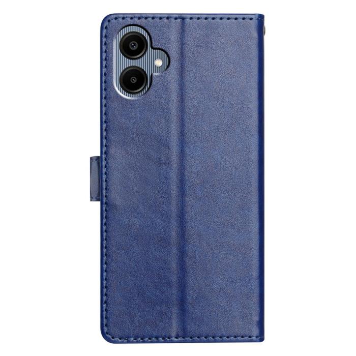 Bild 6,  Samsung Galaxy A07 Fodral Läder Blå