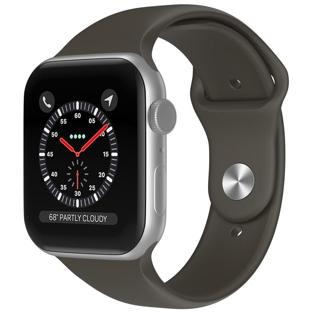 ColorPop Apple Watch 38/40/41/42 mm Silikon Armband (M/L) Mörk Brun