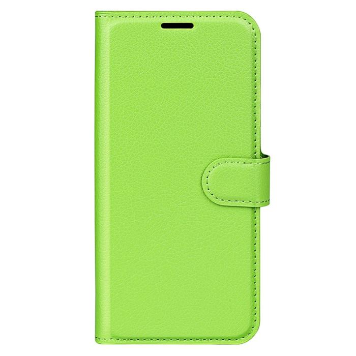 Bild 5,  OnePlus Nord CE 3 Lite 5G Fodral Litchi Läder Grön