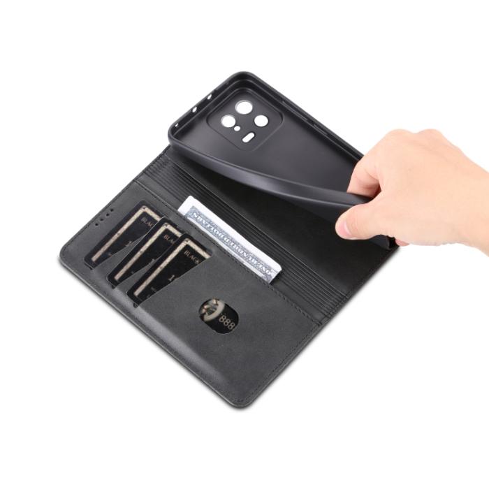 Bild 6, AZNS AZNS Xiaomi 13 5G Fodral Flip Läder Svart