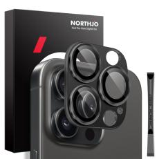 NORTHJO NORTHJO iPhone 16 Pro/16 Pro Max Linsskydd Svart
