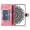  Xiaomi Redmi Note 14 5G Fodral Mandala Läder Roséguld
