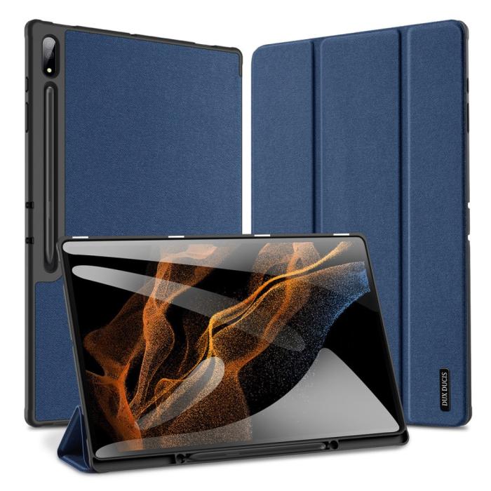 Bild 2, DUX DUCIS DUX DUCIS Galaxy Tab S9 Ultra DOMO Fodral Tri-Fold Blå
