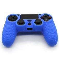  PS4 Kontroll Skal Silikon Anti-Slip Bl&aring;