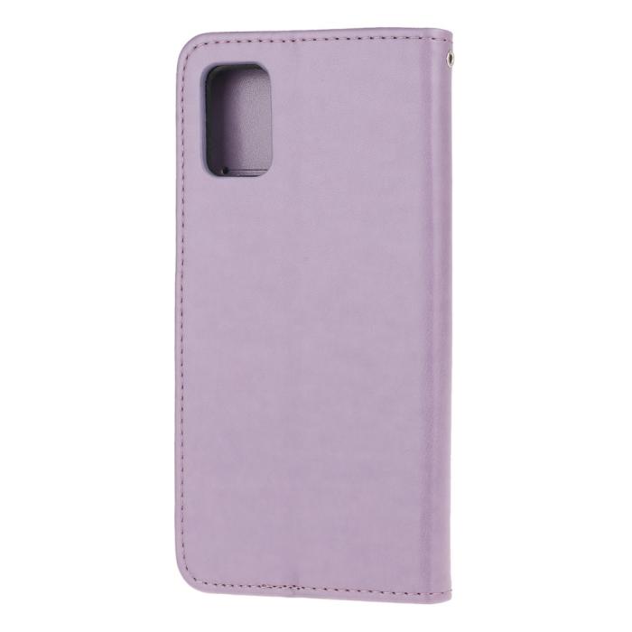 Bild 3,  Samsung Galaxy A52 / A52s - Fodral Med Tryck - Lila