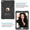  iPad 10.2 2019/2020/2021 Shockproof Hybrid Skal Med Kickstand Svart