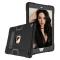  iPad 10.2 2019/2020/2021 Shockproof Hybrid Skal Med Kickstand Svart