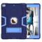  iPad 10.2 2019/2020/2021 Shockproof Hybrid Skal Med Kickstand Mörk Blå/Blå