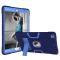  iPad 10.2 2019/2020/2021 Shockproof Hybrid Skal Med Kickstand Mörk Blå/Blå