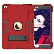  iPad 10.2 2019/2020/2021 Shockproof Hybrid Skal Med Kickstand R&ouml;d/Svart