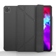  iPad Pro 11 (2018/2020/2021) - Tri-Fold Fodral Med Pennh&aring;llare - Svart
