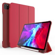  iPad Pro 11 (2018/2020/2021) - Tri-Fold Smart Fodral Pennh&aring;llare - R&ouml;d