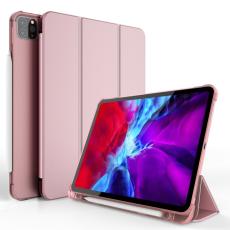  iPad Pro 11 (2018/2020/2021) - Tri-Fold Smart Fodral Pennh&aring;llare - Ros&eacute;guld