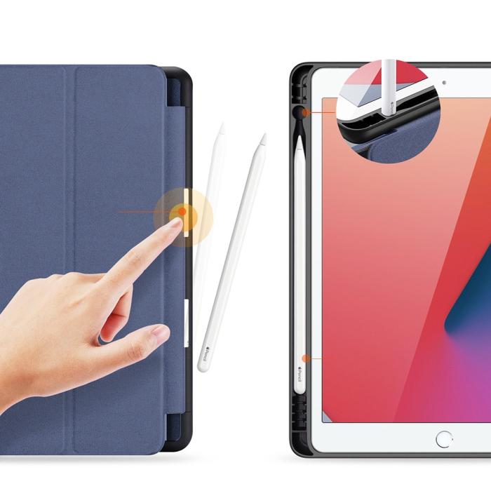 Bild 3, DUX DUCIS DUX DUCIS iPad 10.2 2019/2020/2021 Fodral DOMO Tri-Fold Blå