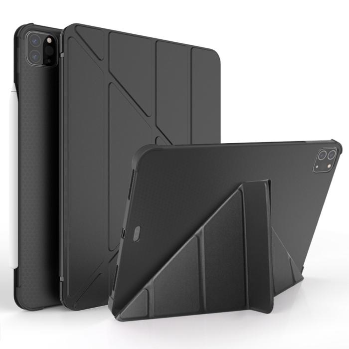 Bild 2,  iPad Pro 11 (2018/2020/2021) - Tri-Fold Fodral Med Pennhållare - Svart
