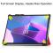  Lenovo Tab P11 Pro Gen 2 Fodral Tri-Fold Läder Röd