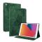  iPad 10.2 2019/2020/2021 Fodral Butterfly Flower Grön