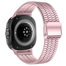  Galaxy Watch 8 46/44/40 mm Armband Rostfritt St&aring;l Rosa