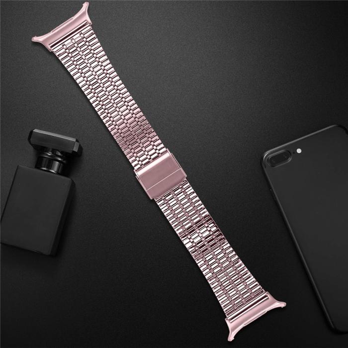 Bild 4,  Galaxy Watch 8 46/44/40 mm Armband Rostfritt Stål Rosa