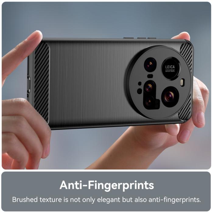 Bild 6,  Xiaomi 15 Ultra Skal Borstad Stål Textur Svart