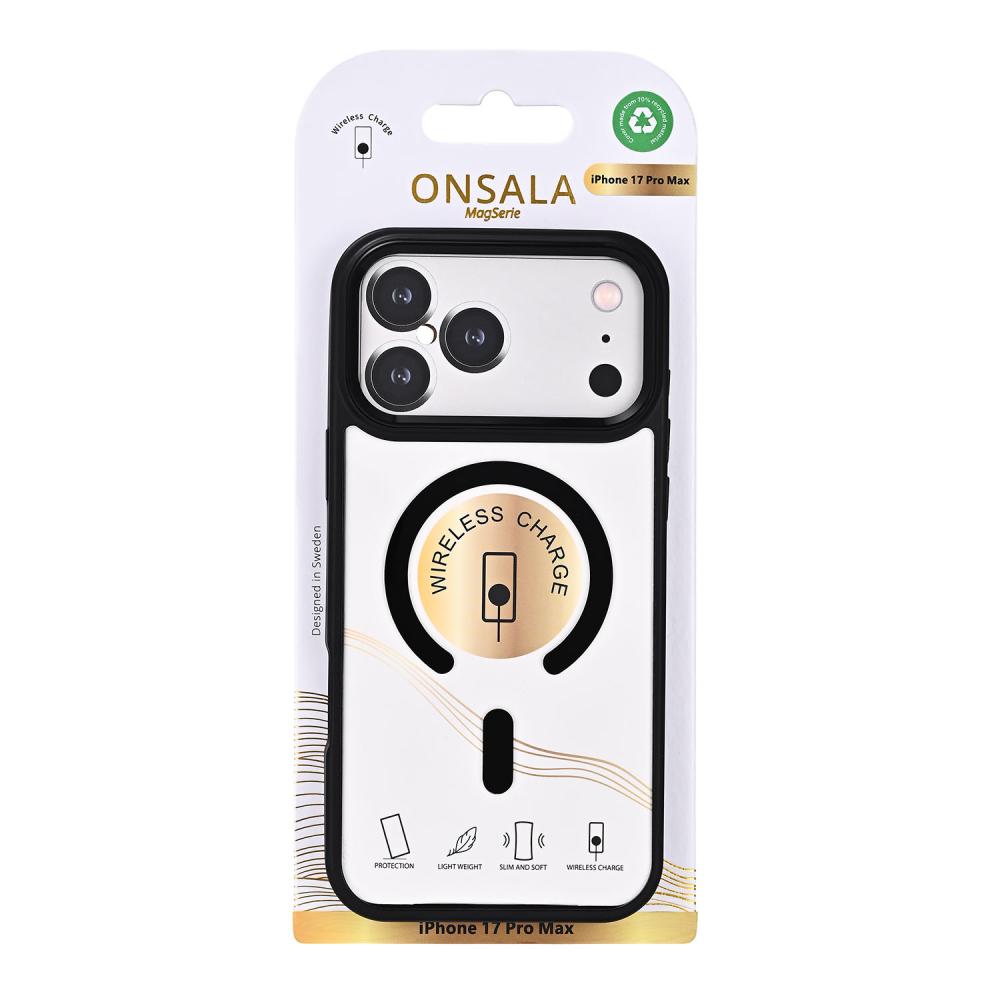 Onsala Onsala iPhone 17 Pro Max Skal MagSafe Bumper Svart/Transparent