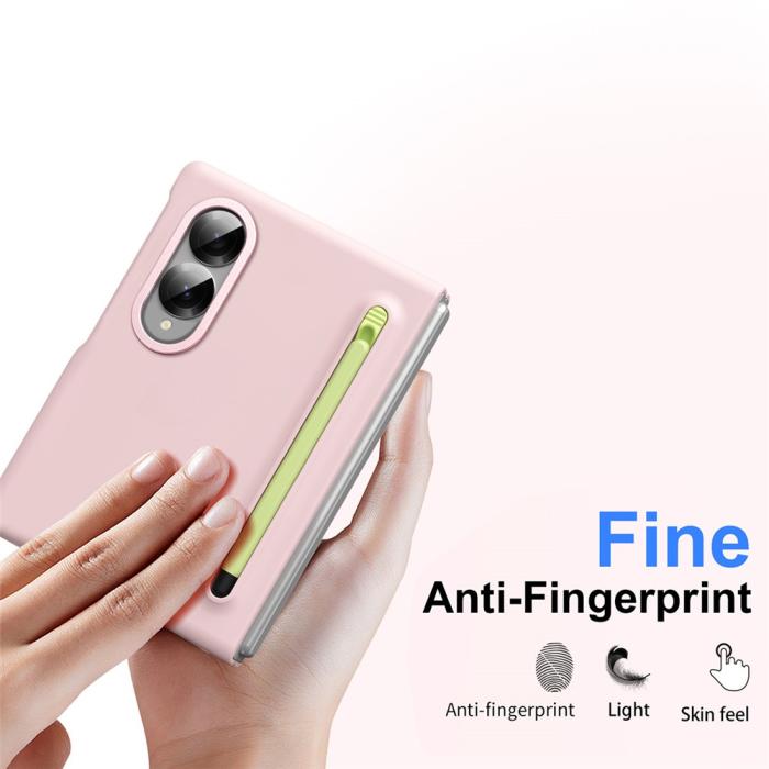 Bild 6,  Samsung Galaxy Z Fold 8 Skal Inkl. Skärmskydd & Penna Rosa