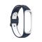  Samsung Galaxy Fit 2 SM-R220 Armband Ihåligt Silikon Mörk Blå/Vit